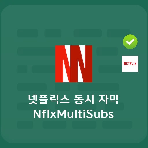 넷플릭스 동시자막 NflxMultiSubs